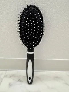 ヘアブラシ クッションブラシ 블랙
