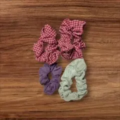 ヘアシュシュ 4個セット