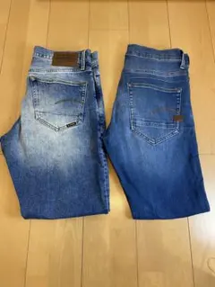 G-STAR RAW DENIM デニム 2本セット3301 / D-Staq