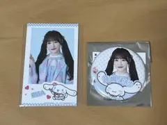 音嶋莉沙 シナモロール×＝LOVE ランダムフォトカード ランダム缶バッジ