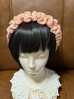 フリルいっぱいのカチューシャ