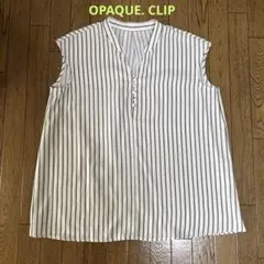 OPAQUE. CLIP オペークドットクリップ　フレンチスリーブシャツ