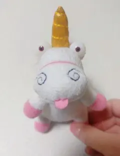 ミニオンズ　ユニコーン　ぬいぐるみキーチェーンマスコット
