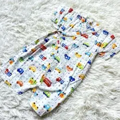 ミキハウス MIKI HOUSE 甚平 浴衣 キッズ 60〜70cm ホワイト