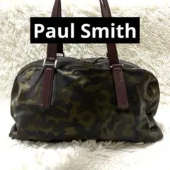 【極美品】Paul Smith ポールスミス 迷彩 ボストンバック