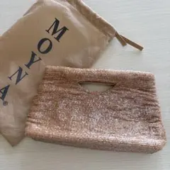 MOYNA ビーズ装飾 クラッチバッグ