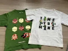 Minecraft Tシャツ 2枚セット　ユニクロ　120