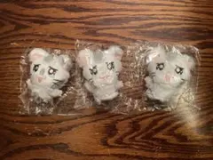 とっとこハム太郎　フィンガーパペット　こうしくん×3 キーホルダー