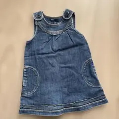 babyGAP 90 デニムスカート　ジャンパースカート