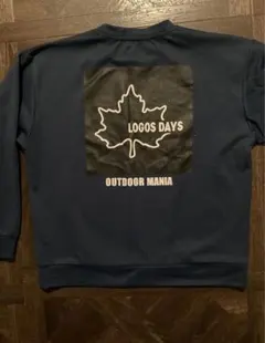 LOGOS DAYS メンズ　トレーナー　 ネイビー　プリント