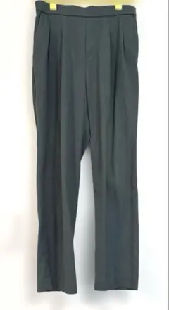 テーパードパンツ　ウツクシルエット　M グリーン　dry グローバルワーク