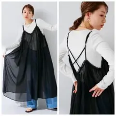 新品 アーバンリサーチ サニーレーベル ドット キャミワンピース 定価8910円