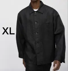 ユニクロC　プレミアムリネンシャツジャケット　M　ブラック　26SS　新品　① 新品】UNIQLO C ユニクロ プレミアムリネンシャツジャケット M｜Yahoo