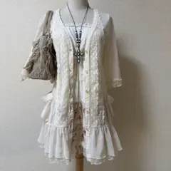 ౨ৎ⋆˚。⋆フェアリーグランジ 森ガール カーディガン 姫ギャル axes