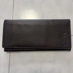 【新品未使用】POLO RALPH LAUREN 牛革 二つ折り長財布 ブラウン