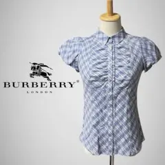 希少✨ BURBERRY バーバリー シャツ ブラウス フリル 半袖 Y2K