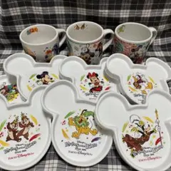 ディズニーシー リズムオブワールドスーベニアカップ3個＆プレート7枚