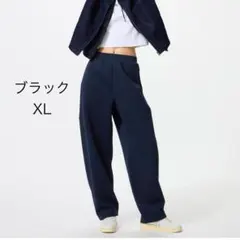 ドライスウェットカーブパンツ　BLACK