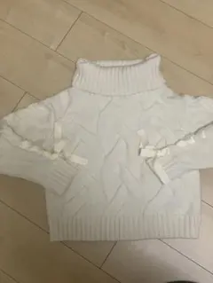 DEICY＊ケーブルリボンニットプルオーバー