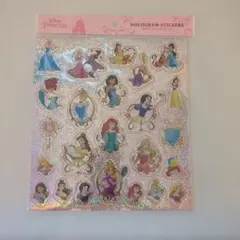 新品未開封　新品未使用　ディズニープリンセス ホログラムステッカー かわいい