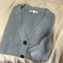 GLOBAL WORKスッキレイVネックカーディガン