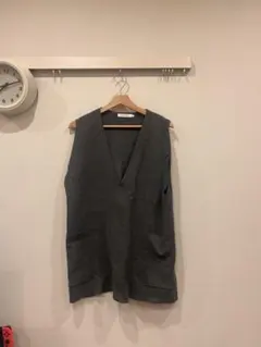 AMERICAN HOLIC Vネック ベスト グレー M