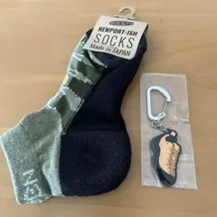 【新品】KEEN キーン ローカットソックス 23〜25cm カラビナ