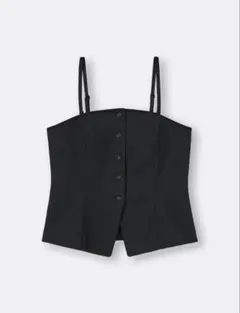 GU フロントボタンビスチェ　美品