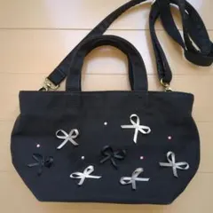 TOCCA リボンキャンバスミニトート