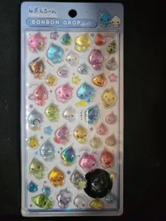 正規品 ボンボンドロップシール しずくちゃん しずくの森のなかまたち