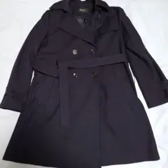 COMME CA ISM ダークネイビー トレンチコート サイズ11