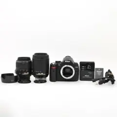 Nikon D5000 ダブルズームキット 美品 Nikon デジタル一眼レフカメラ D5000