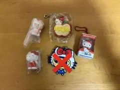 ハローキティ キーチェーン 4個セット