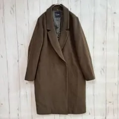 アーバンリサーチ ロッソ ロングコート ウール混【F】カーキグリーン