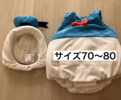 ドナルドダック ロンパース 70〜80㎝ フタフタディズニー futafuta