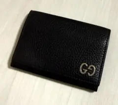 GUCCI ☆ 超美品 ブラック レザー カードケース 名刺入れ