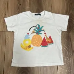 moujonjon 半袖Tシャツ 90cm フルーツ 動物のサムネイル