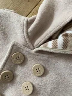 miki house ベージュ ポンチョ　コート　ミキハウス