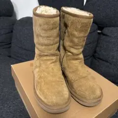 【美品】UGG ムートンブーツ チェスナット ブラウン 22㎝ W PIERCE