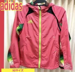 adidas ウィンドブレーカー フード付き【メンズサイズXS】
