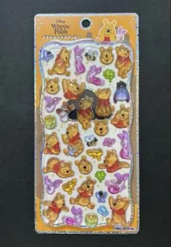 プーさん　プチドロップステッカー