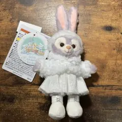 ステラルー　ホワイトウインタータイムワンダーズ　ぬいぐるみバッジ