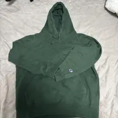 Champion ダークグリーン X-LARGE パーカー