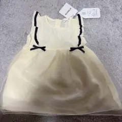 《新品》mamamaku アイボリーチュールワンピース 80センチ