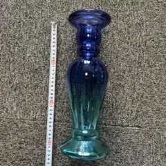 紫色 ガラス花瓶 約30cm