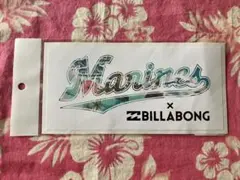 千葉ロッテマリーズ✖️BILLABONGコラボデザイン　ステッカーのサムネイル