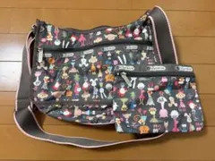 【美品】LeSportsac レスポートサック ショルダーバッグ　　　　現地限定