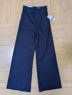 定価6590円　2024年秋購入　ZARA ワイドレッグデニムパンツ　34