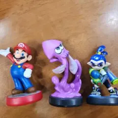 美品　amiibo アミーボ 3体セット マリオ スプラトゥーン