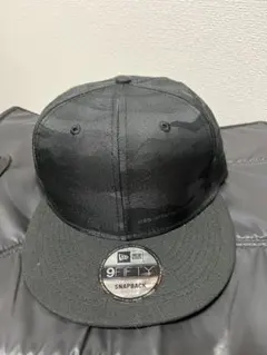 New Era 9FIFTY ブラックカモフラージュ キャップ